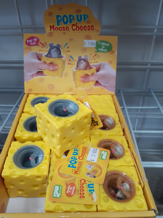 Pop up Mouse Cheese Sensory Toy