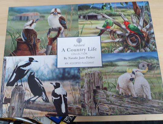 A Country Life Placemat Set of 4