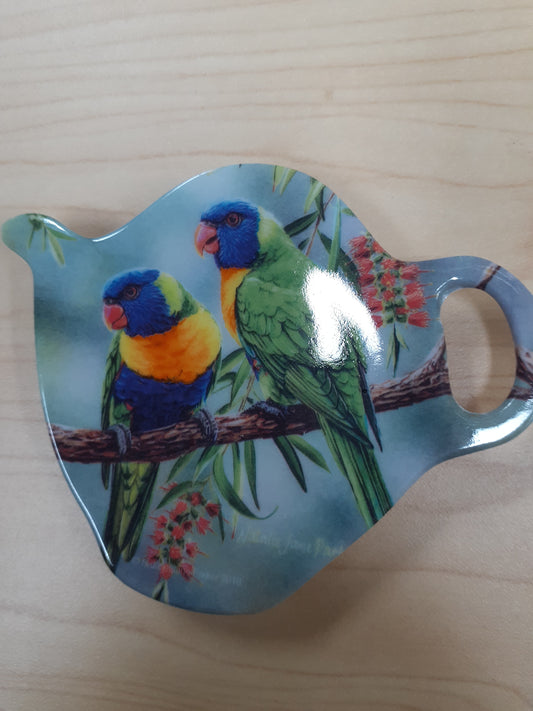 Lorikeet Tea Bag Holder