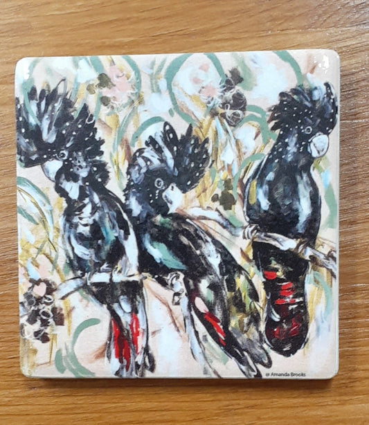 Black Cockatoo Magnet