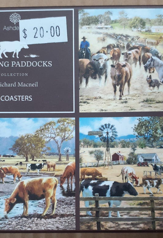 Grazing Paddock Coaster Set 6