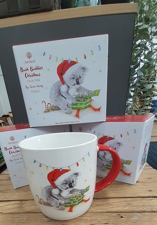 Bush Buddies Christmas Mug Koala