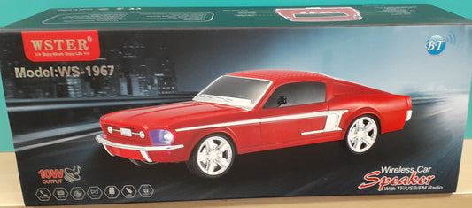 Mustang Bluetooth Red Speaker