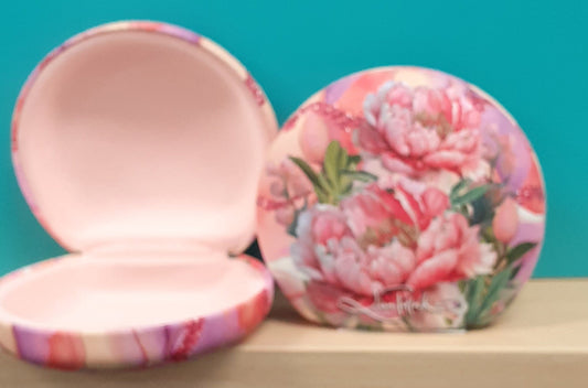 Lisa Pollock Travel Case Coral Peony