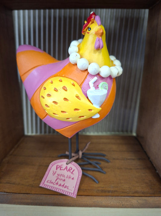 Resin Chicken Pearl