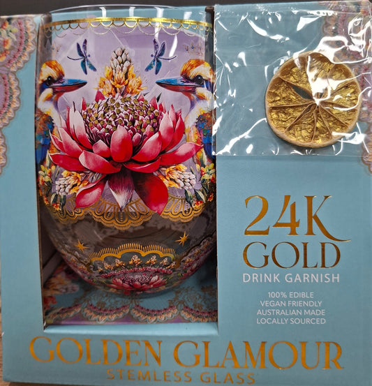 Lisa Pollock Stemless Glass Vintage Kookas