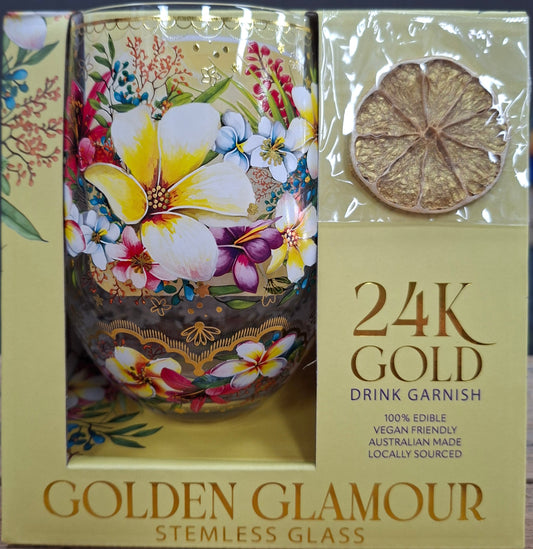 Lisa Pollock Cocktail Glass Paradise Bloom