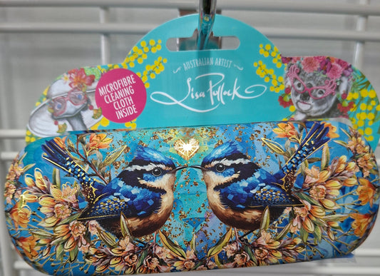Lisa Pollock Glasses Case Royal Wrens