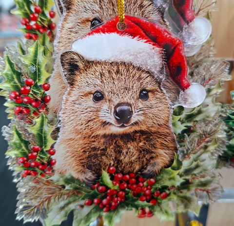 Acrylic Xmas Quokka