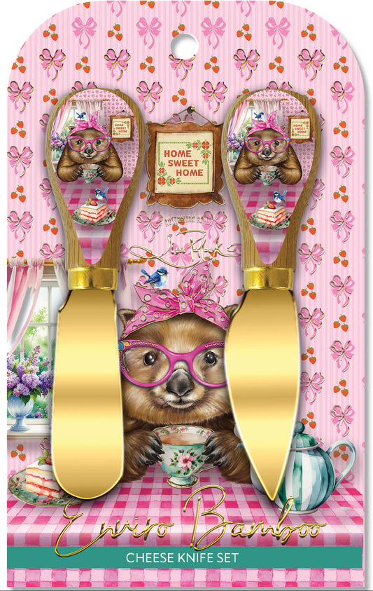 Cheese Knives Set 2 Wonda Wombat