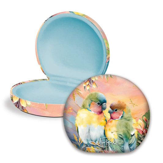 Lisa Pollock Travel Accessories Case Paradise Love Birds