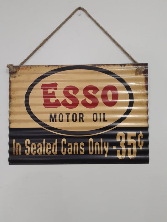 Esso Motor Oil Sign