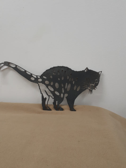 Tiger Quoll Metal art