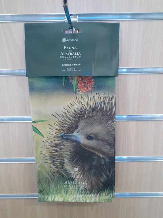 Tea Towel Echidna Fauna of Australia