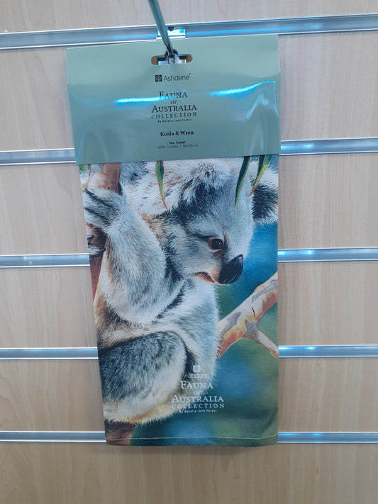 Tea Towel Koala Fauna of Australia