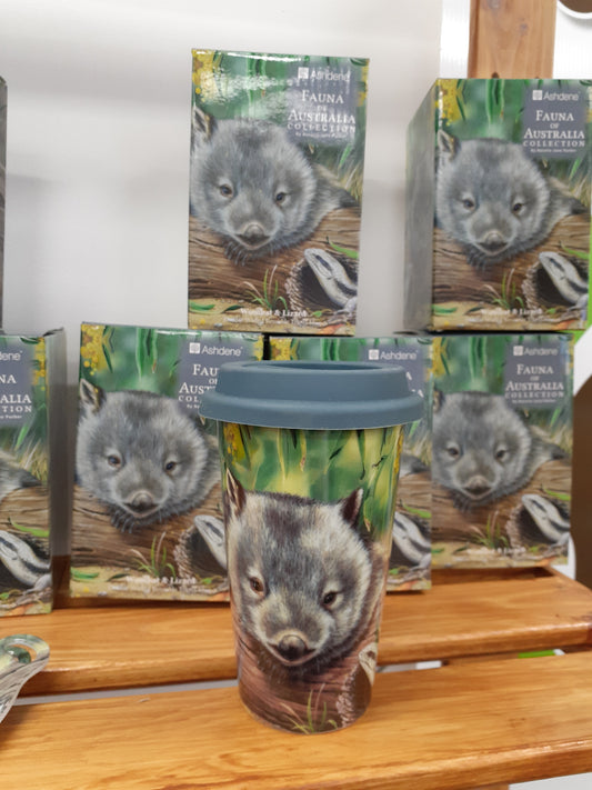 Travel Mug Wombat Fauna of Australia