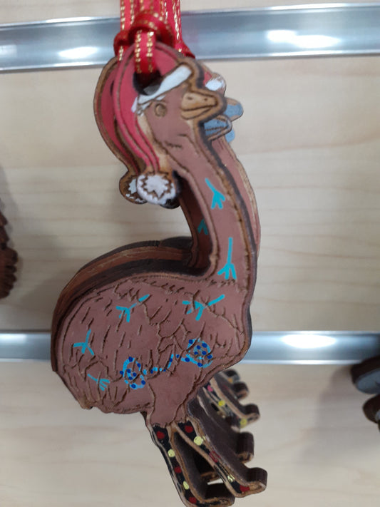 Xmas Laser Cut Indigenous Emu