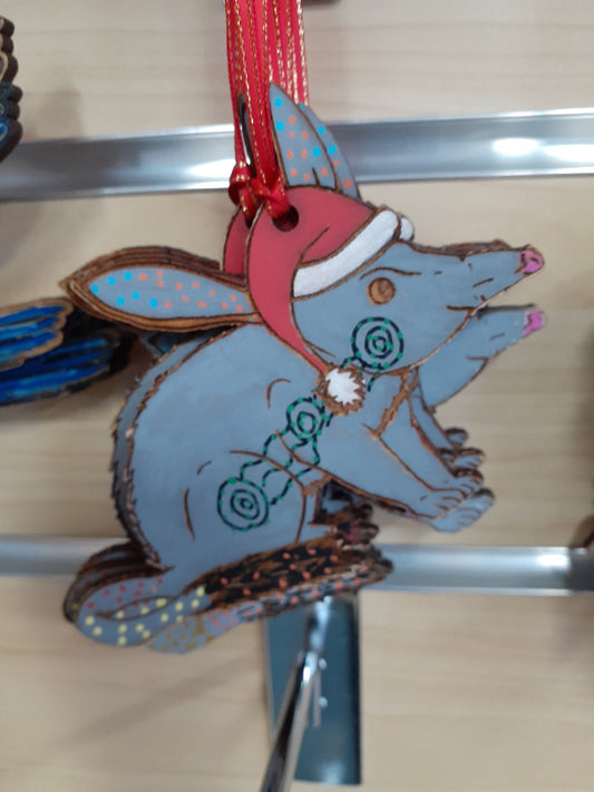 Xmas Laser Cut Indigenous Bilby