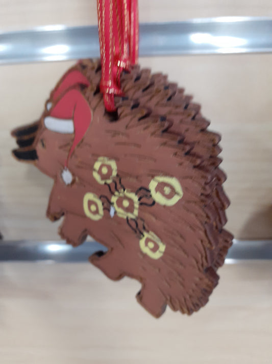 Xmas Laser Cut Indigenous Echidna