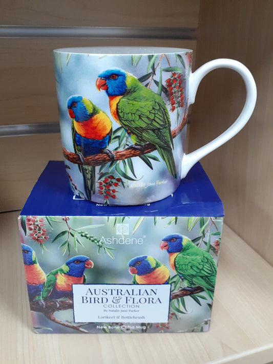 City Mug Lorikeet Birds & Flora Collection