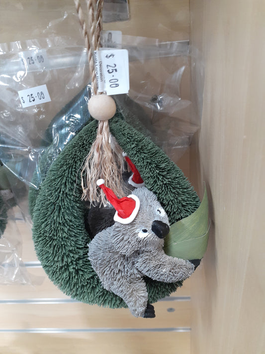 Koala Xmas Door Hanger