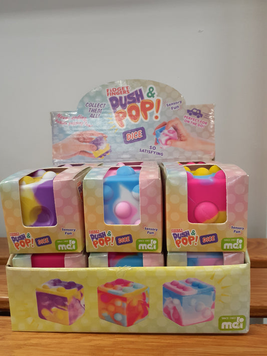 Sensory Push & Pop Dice