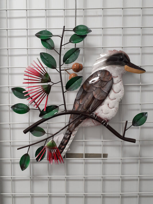 Kookaburra with Gumnut Flowers Wall Art