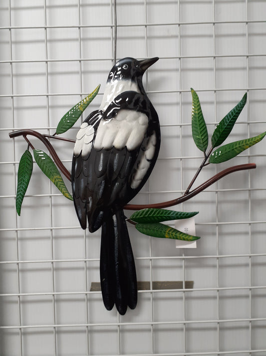 Magpie on a Branch Wall Art