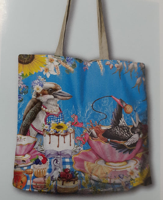 Reusable Shopping Bag Lisa Pollock CWA Tea Party