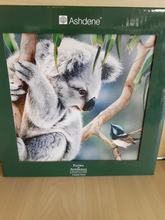 Koala & Bl Wren Trivet