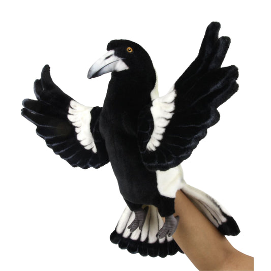 Magpie Hand Puppet Hansa