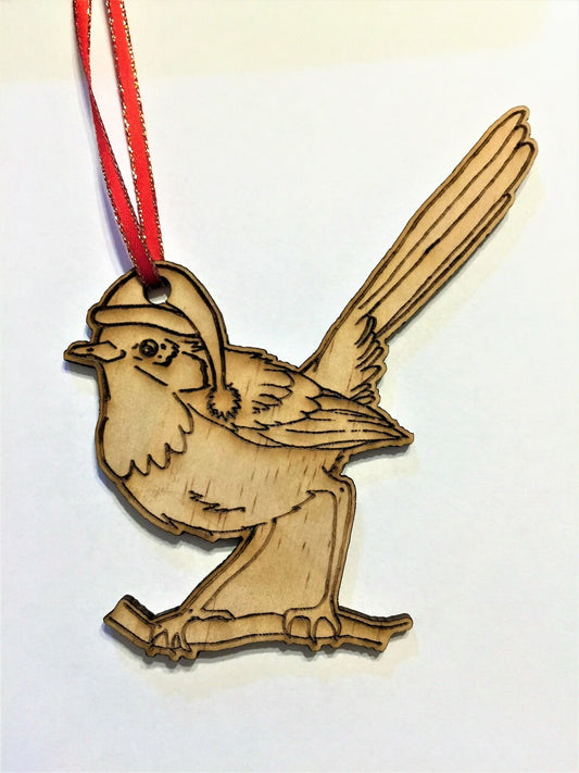 Blue Wren Laser Cut